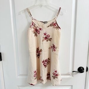Floral Cream Tank Top